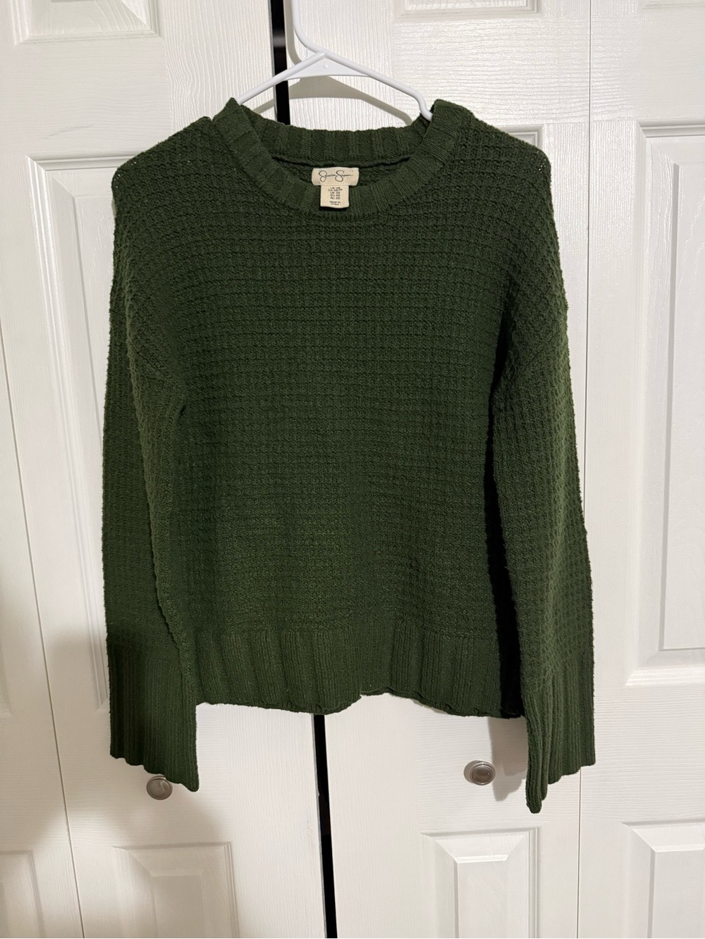 Forest Green Women's Knit Sweater - Jessica Simpson (Size XS)